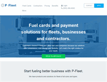 Tablet Screenshot of pfleet.com